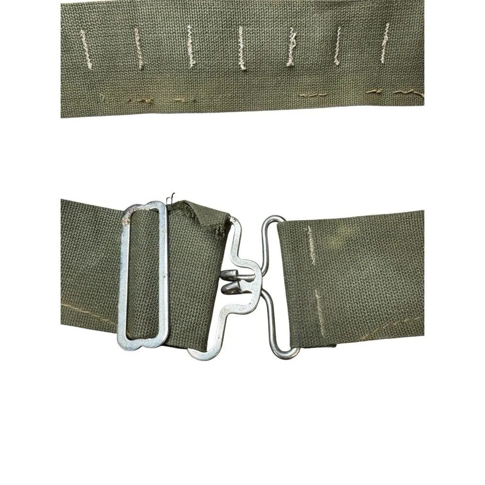 Vintage 31 Shotgun Shell Ammo Belt Bandolier Military Style Olive Drab Green 36